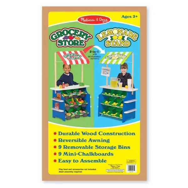Продукт Melissa and Doug - Дървен щанд 2 в 1  - 0 - BG Hlapeta